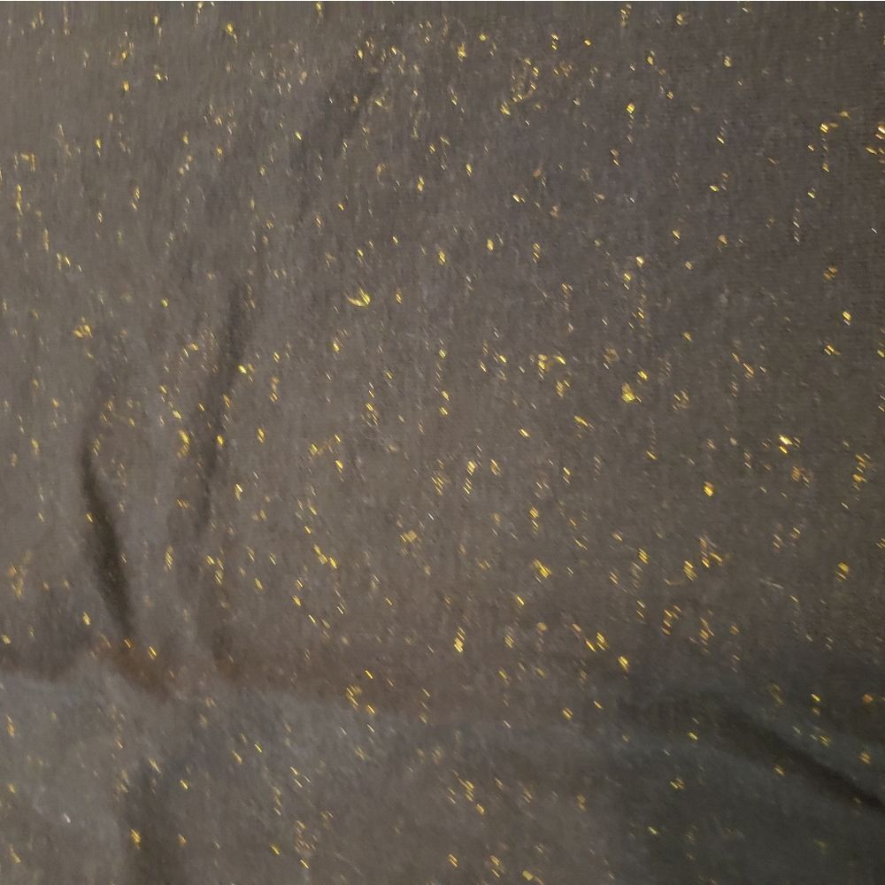 Black & Gold Plus Size Tank Top w/ Gold Speckles Sz XXL - Picture 4 of 6